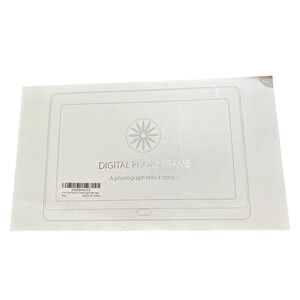 Premium Digital Photo Frame Size 10.1 Screen in White